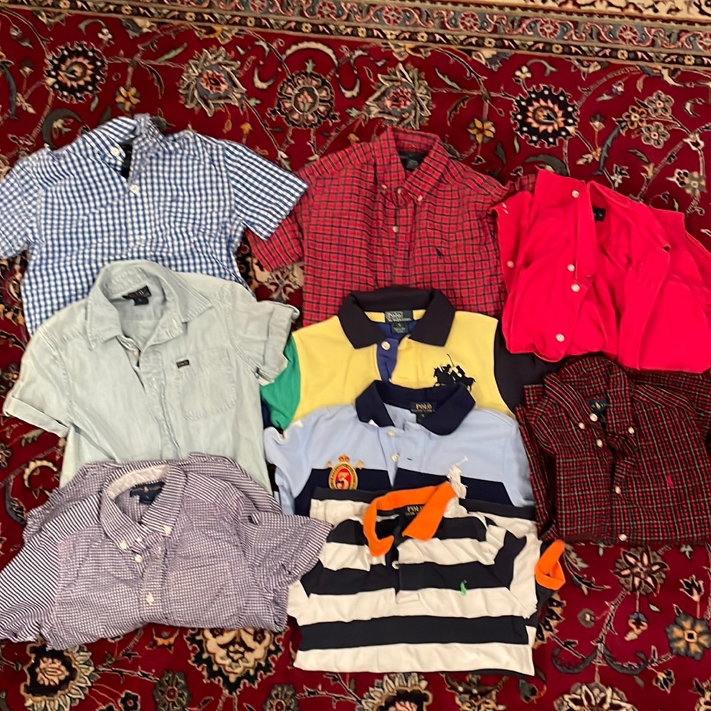 Ralph Lauren boys size 5T and 6 shirts